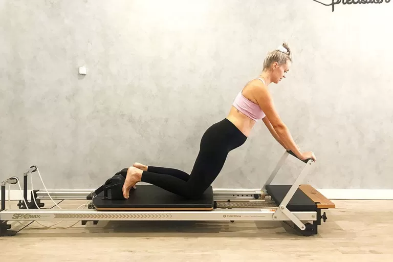 Pilates reformer machine